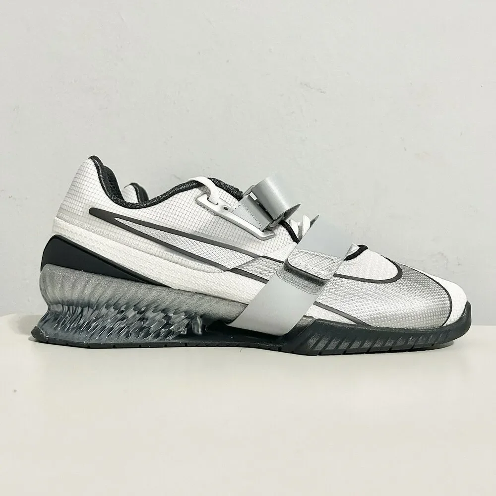 Nike Romaleos 4 SE “Silver Black” Men’s Size 10 Gym Weightlifting Sneakers